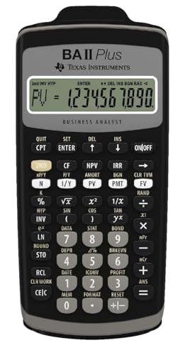 Amazon | 日本語ガイドブック(112p)付 Texas Instruments BA II Plus